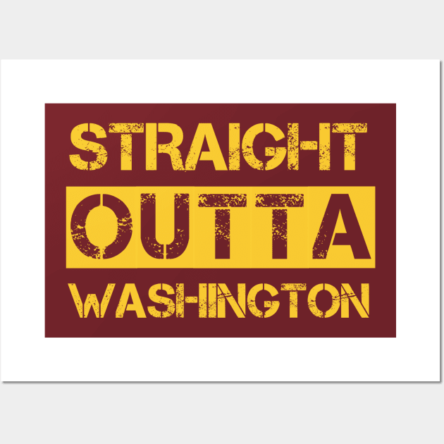 Straight outta Washington Wall Art by Assilstore